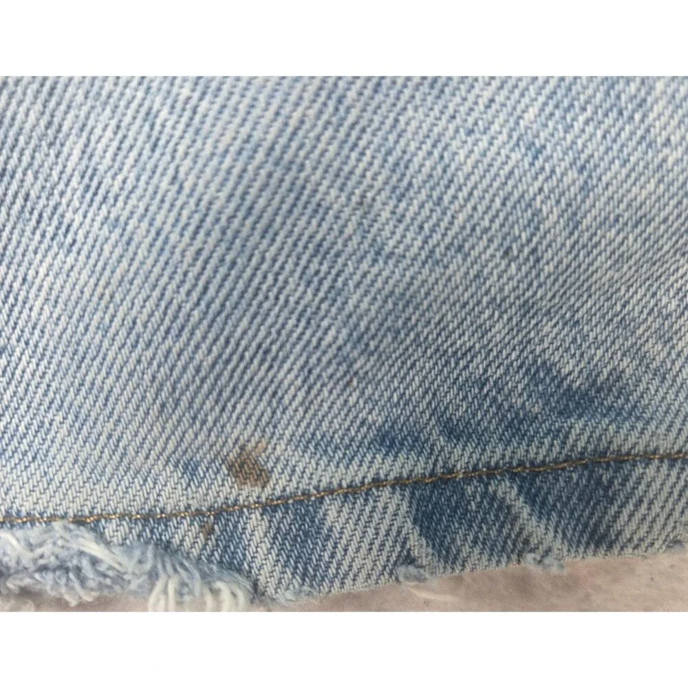 Vintage Carhartt Jeans Mens 36x28 Light Wash Distressed Workwear Denim 90s